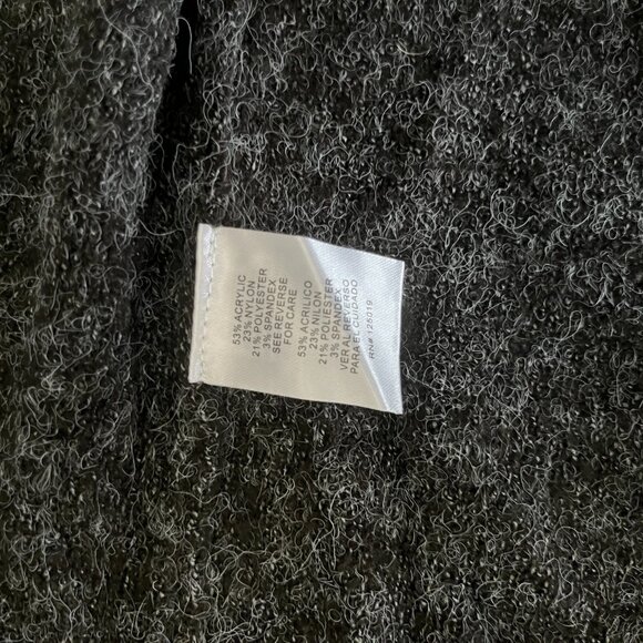 Joseph A Womens Open Front Cardigan Sweater Marled Grey Size M/L Relaxed… - Picture 6 of 7